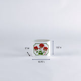 Cottage Grove Geraniums red caddy dimension size