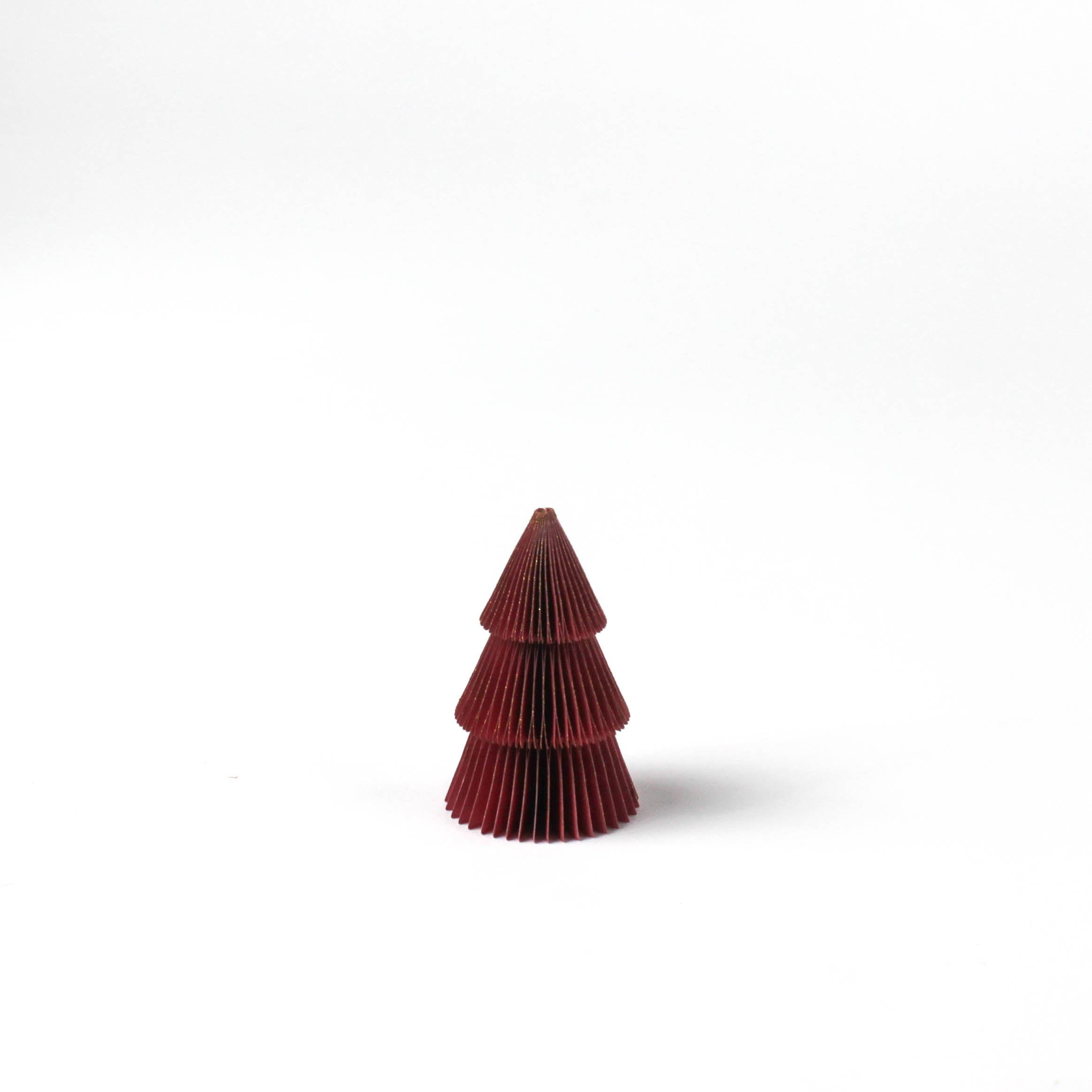 Folding Paper Red/pink Christmas Tree Decorations