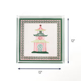 Square Pagoda Acrylic Tray large with dimension of 12" x 12".