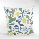 Strawberry Hill Forest Green Performance/ Outdoor Pillow, 22" Square
