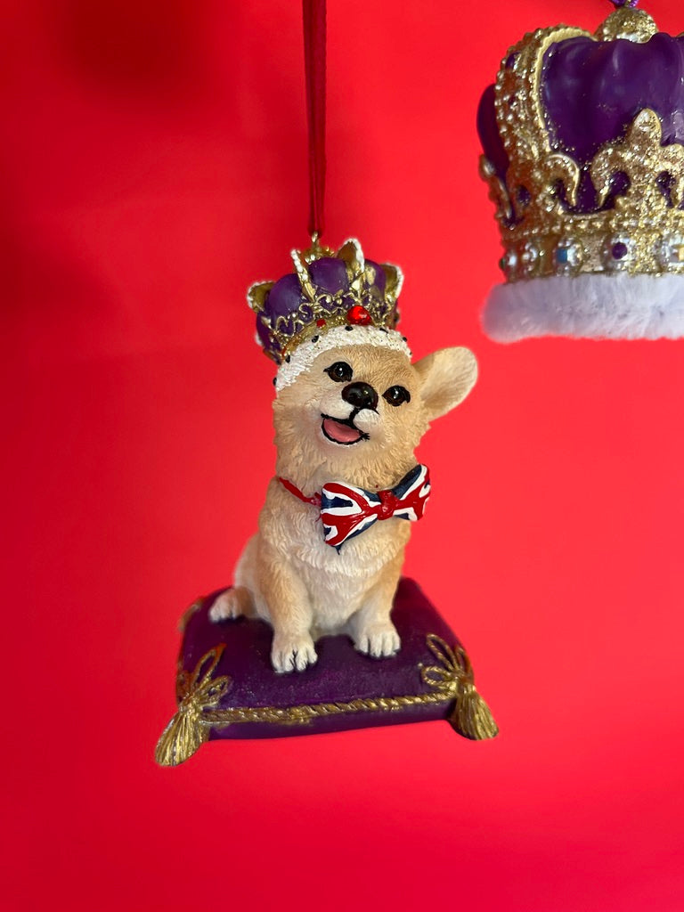 a Corgi Christmas ornaments