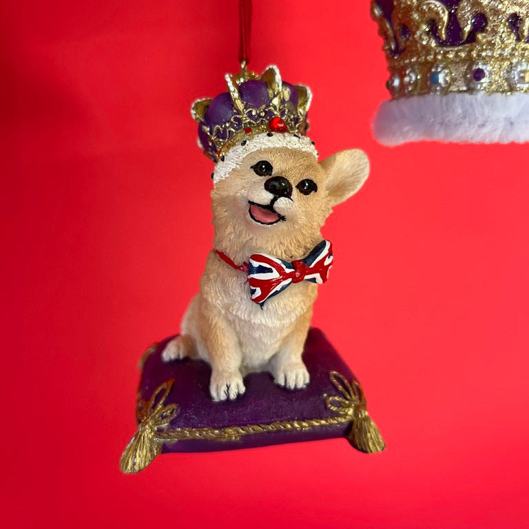 a Corgi Christmas ornaments