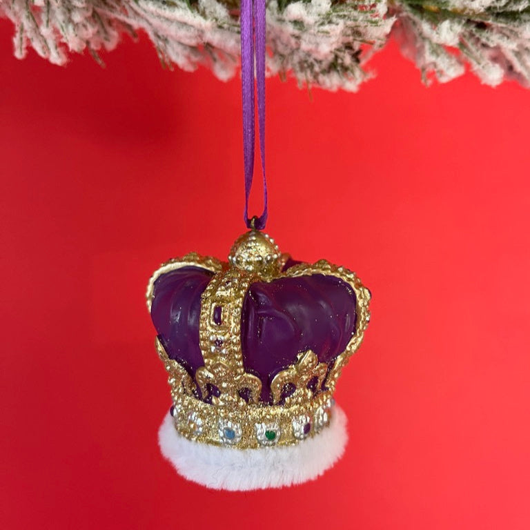 a Crown Christmas ornaments