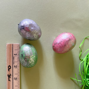 foil easter egg decorations size