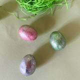3 foil easter egg decorations