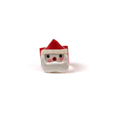 Pointed Cap Satin Santa Vintage Christmas Napkin Ring