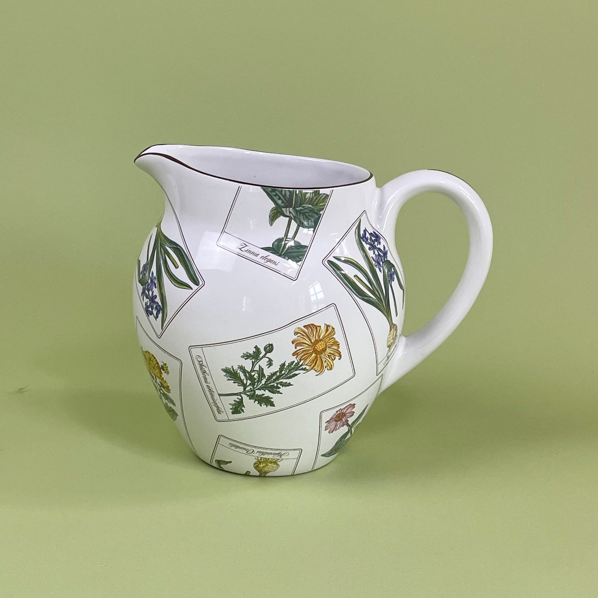 a vintage tiffany & Co pitcher in the strasbourg flowers pattern. 