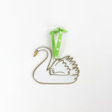 Hand-Painted Animal Christmas Ornaments, Set of 5