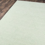 Roman Holiday Wool Green Area Rug