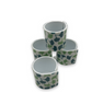 Forest Glade Blue & Green Napkin Rings, Set of 4
