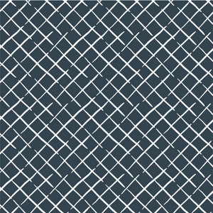 Bahama Court Navy Blue Wallpaper Sample