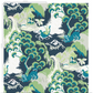 Old Peking Jungle Green Wallpaper