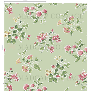 Painswick Hall Meadow Green Wallpaper Sample