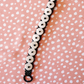 Small Black Bead-and-Shell Bracelet