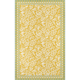 Hampton Court Wool Yellow Area Rug