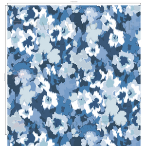 Sissinghurst Ocean Blue Wallpaper