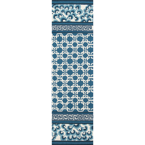 Monserrat Swedish Blue All-Weather Indoor/Outdoor Area Rug