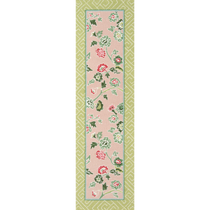 Temple Garden Pink All-Weather Indoor/Outdoor Area Rug