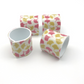 Forest Glade Pink & Yellow Napkin Rings, Set of 4