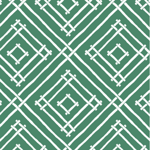 Island House Forest Green Wallpaper