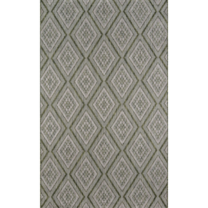 Rajasthan Weekend Green All-Weather Indoor-Outdoor Area Rug