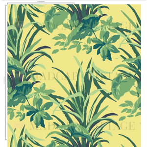 Jungle Road Summer Yellow Wallpaper