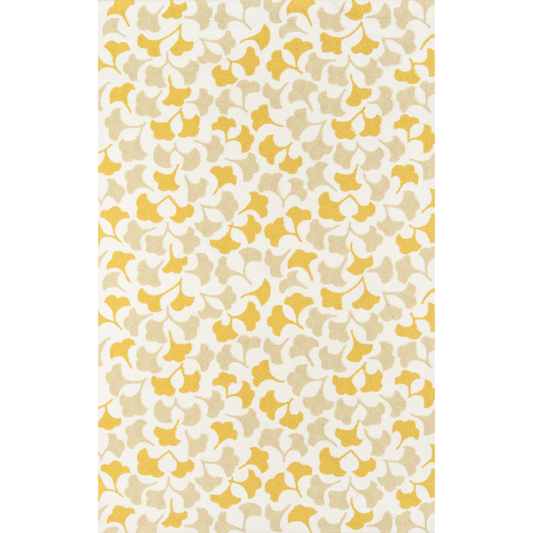 Forest Glade Yellow/Gold All-Weather Indoor/Outdoor Area Rug