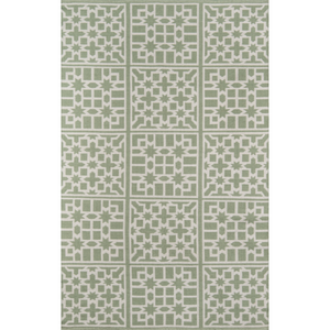 Lake Trail Green Rug Sample