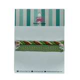 Knot’s Landing 1/4″ Cord with Flange Trim Sample Meadow Green