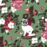Imperial Palace Chocolate Brown Wallpaper Sample