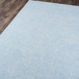 Roman Holiday Wool Light Blue Area Rug