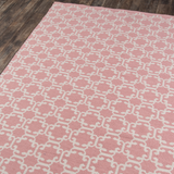 Via Mizner Wool Pink Area Rug