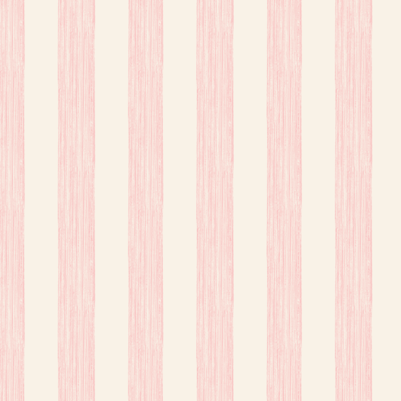 Georgica Stripe Rose Pink Wallpaper