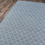 Baileys Beach Wool Blue Area Rug