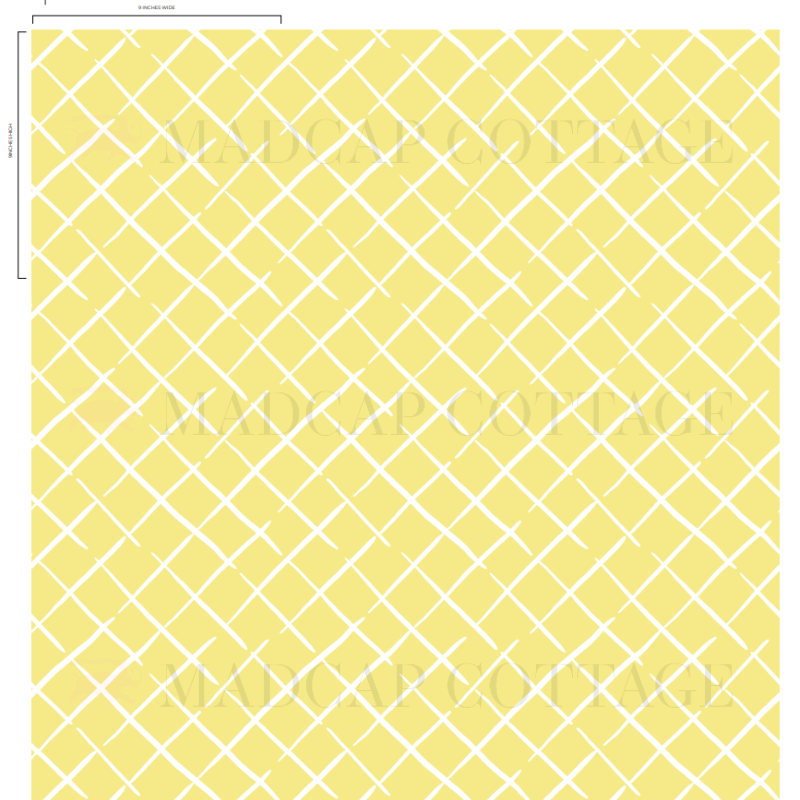Bahama Court Lemon Grove Yellow Wallpaper