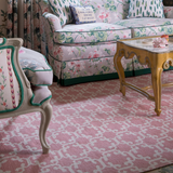 Via Mizner Wool Pink Area Rug