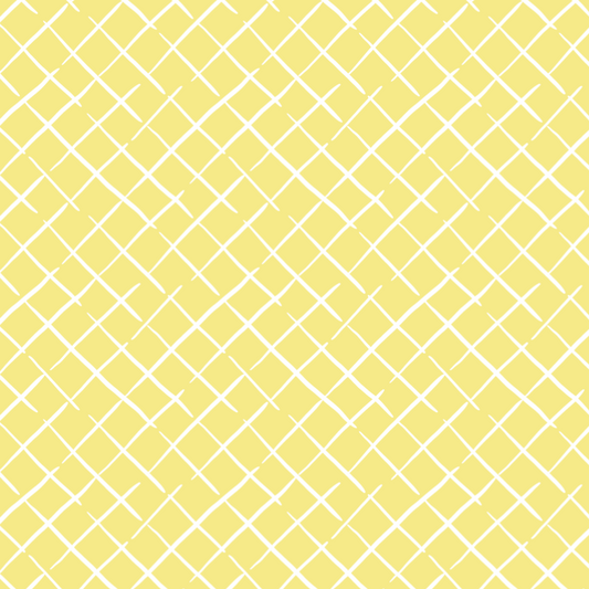 Bahama Court Lemon Grove Yellow Wallpaper Sample