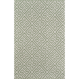 Brazilian Avenue Wool Green Area Rug