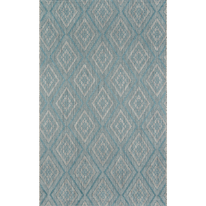 Rajasthan Weekend Light Blue All-Weather Indoor-Outdoor Area Rug