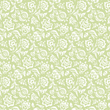 Hampton Court Meadow Green Wallpaper Sample