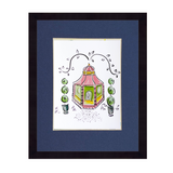Pink Garden Folly Print