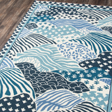 Shangri-La Wool Blue Area Rug