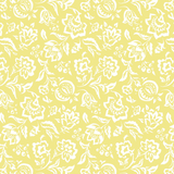 Hampton Court Lemon Grove Yellow Wallpaper Sample