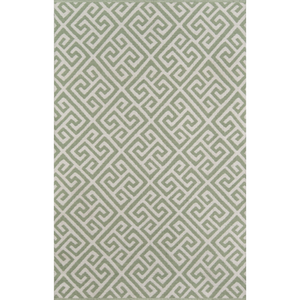 Brazilian Avenue Green Rug Sample