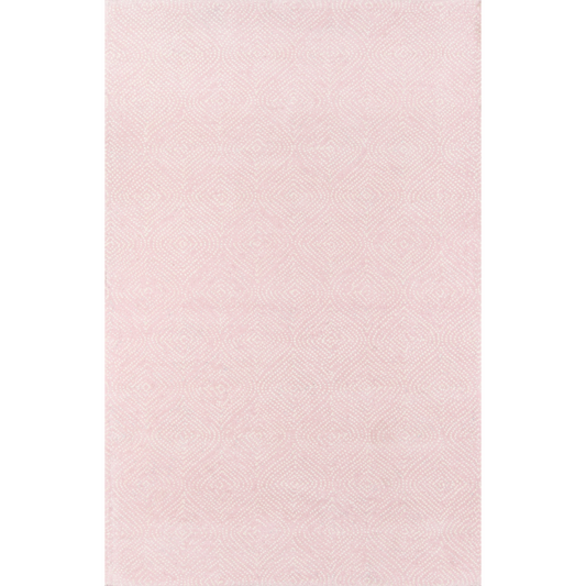 Roman Holiday Pink Wool Indoor Area Rug