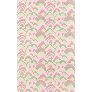 Pink Cloud Club Indoor Hand-Tufted Cotton Area Rug