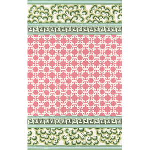 Monserrat Pink All-Weather Indoor/Outdoor Area Rug