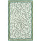Hampton Court Wool Blue and Green Area Rug
