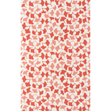 Forest Glade Gingko Wool Red and Pink Area Rug