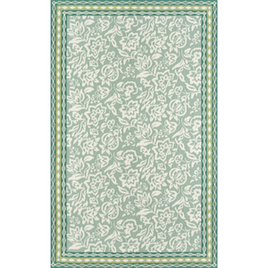 Hampton Court Green Rug Sample